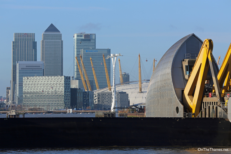 THAMES BARRIER CLOSED